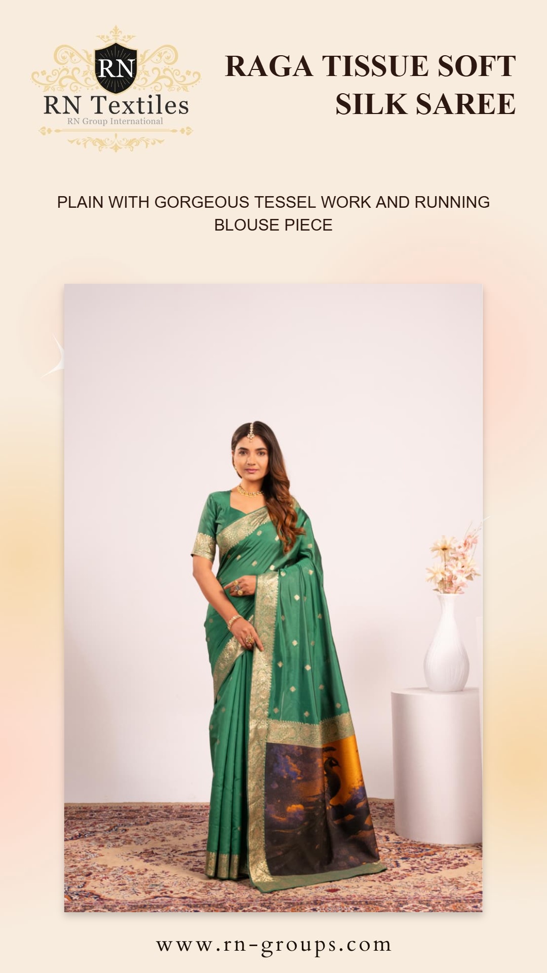 RAGA TISSUE SOFT SILK SAREE