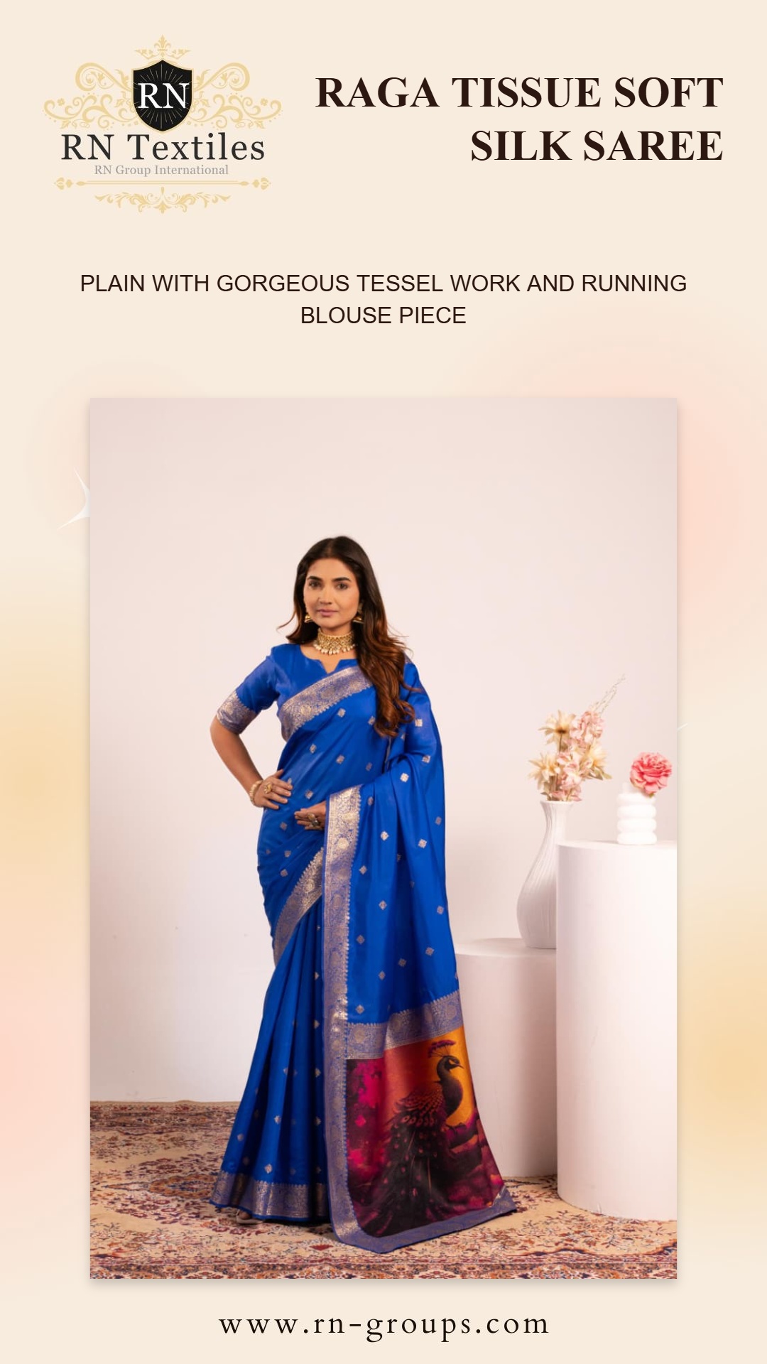 RAGA TISSUE SOFT SILK SAREE