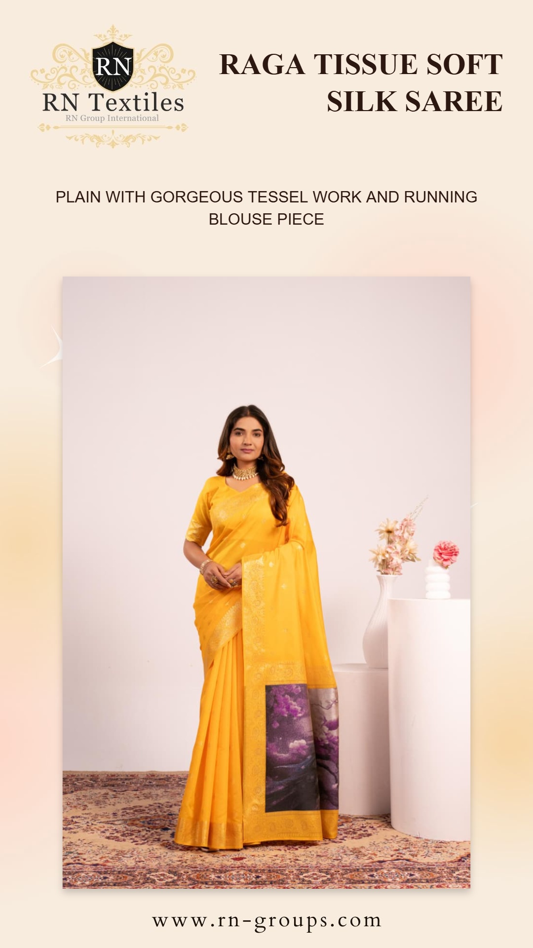 RAGA TISSUE SOFT SILK SAREE